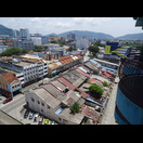 Blick aus unserem Hotelzimmer auf Kuantan